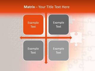Design Abstract Puzzle PowerPoint Template