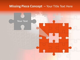 Design Abstract Puzzle PowerPoint Template