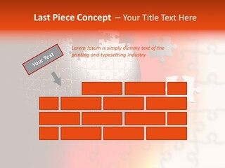 Design Abstract Puzzle PowerPoint Template