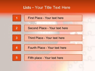Design Abstract Puzzle PowerPoint Template
