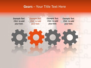 Design Abstract Puzzle PowerPoint Template