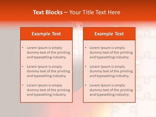 Design Abstract Puzzle PowerPoint Template