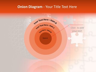 Design Abstract Puzzle PowerPoint Template