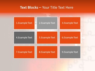 Design Abstract Puzzle PowerPoint Template