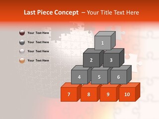 Design Abstract Puzzle PowerPoint Template