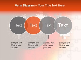 Design Abstract Puzzle PowerPoint Template