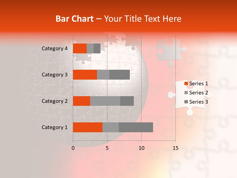 Design Abstract Puzzle PowerPoint Template