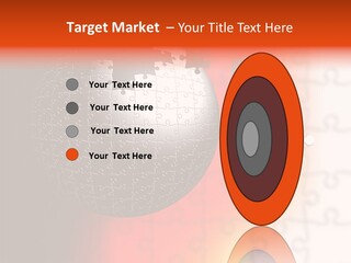 Design Abstract Puzzle PowerPoint Template