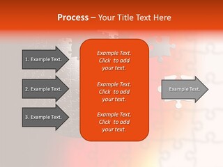 Design Abstract Puzzle PowerPoint Template