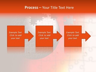 Design Abstract Puzzle PowerPoint Template