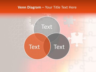 Design Abstract Puzzle PowerPoint Template