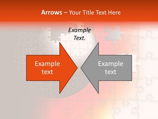 Design Abstract Puzzle PowerPoint Template
