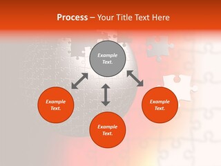 Design Abstract Puzzle PowerPoint Template