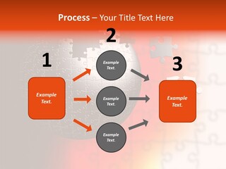 Design Abstract Puzzle PowerPoint Template