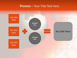 Design Abstract Puzzle PowerPoint Template