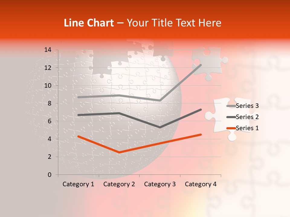 Design Abstract Puzzle PowerPoint Template