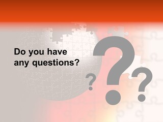 Design Abstract Puzzle PowerPoint Template