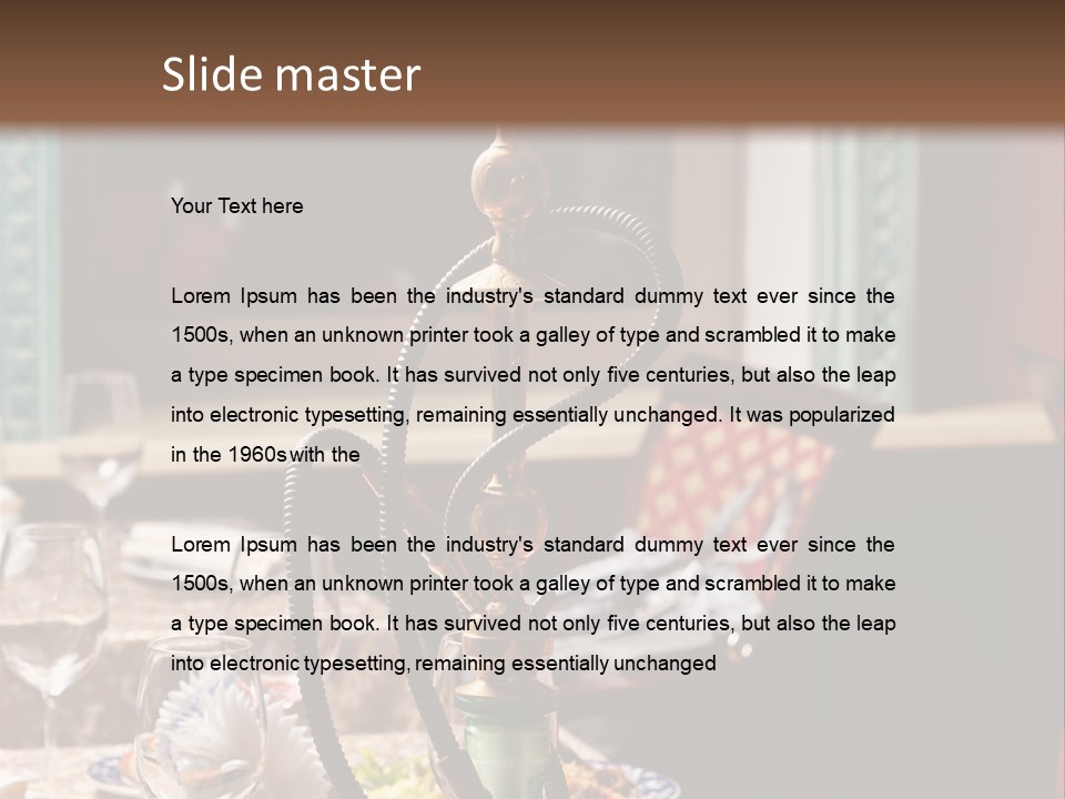 Interior Plate Tradition PowerPoint Template