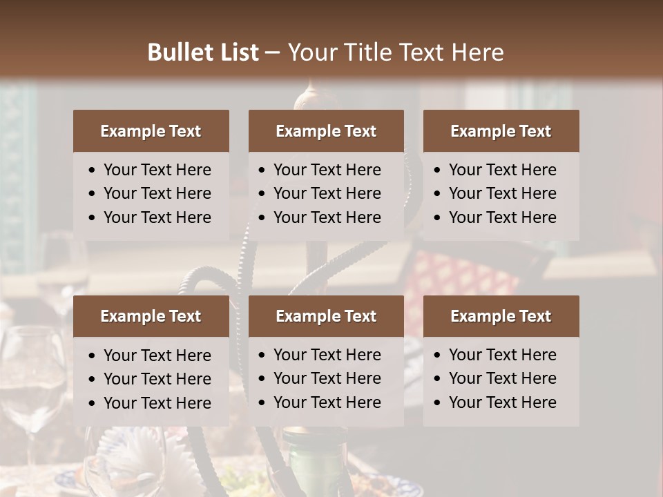 Interior Plate Tradition PowerPoint Template