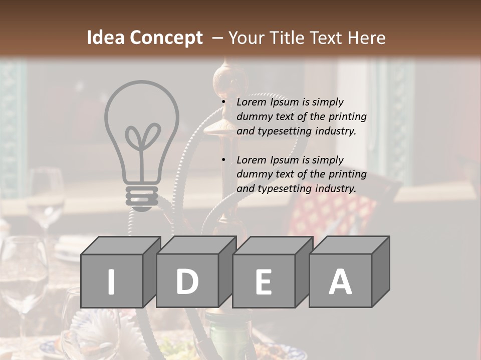 Interior Plate Tradition PowerPoint Template