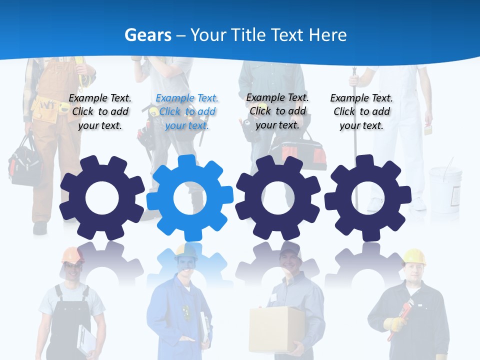 Manufacturing Isolated Install PowerPoint Template