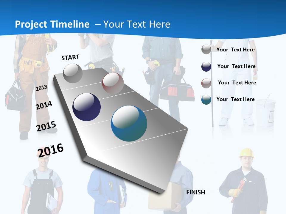 Manufacturing Isolated Install PowerPoint Template