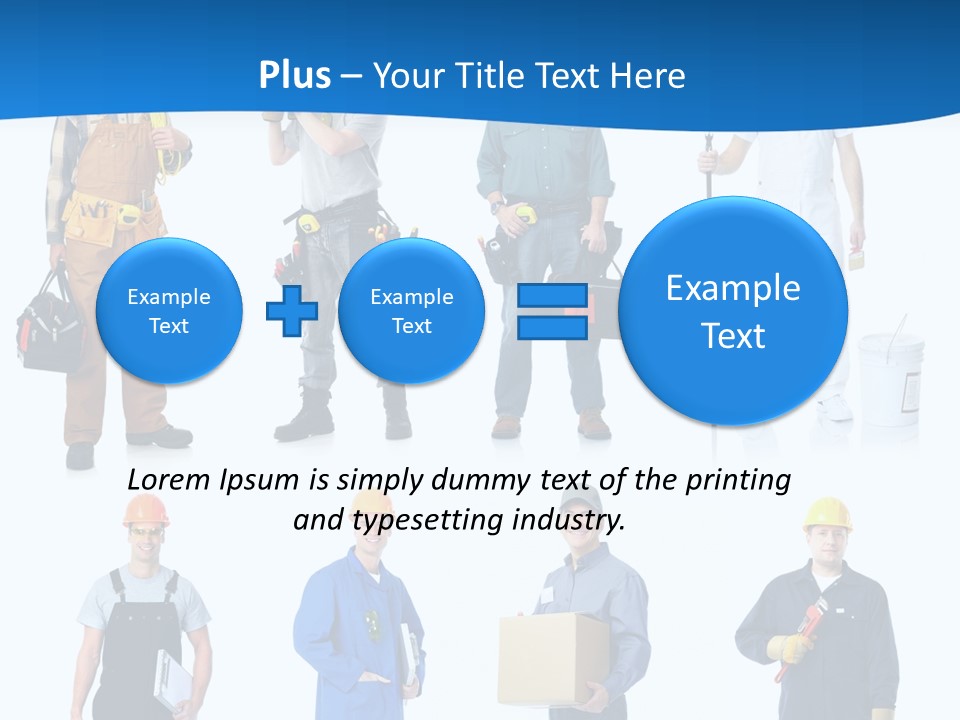 Manufacturing Isolated Install PowerPoint Template