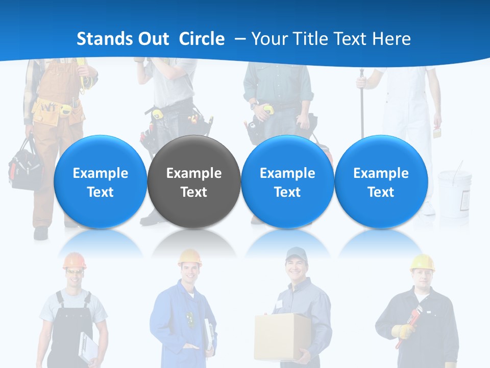 Manufacturing Isolated Install PowerPoint Template