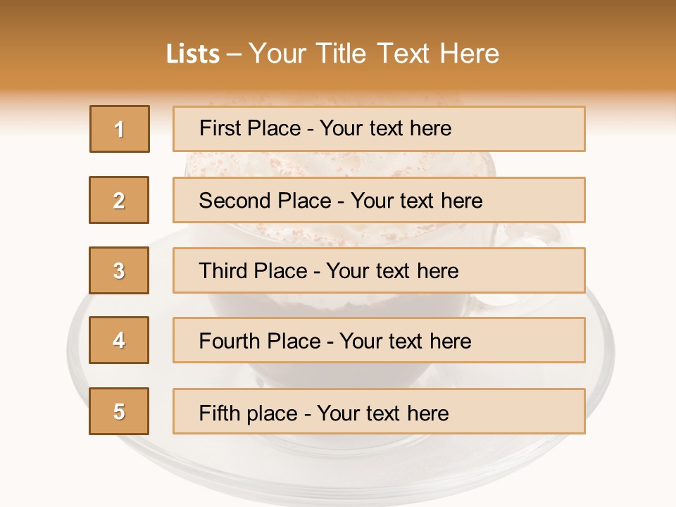 Capuccino Fresh Cappuchino PowerPoint Template