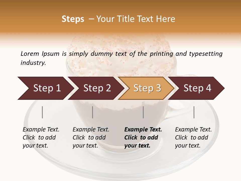 Capuccino Fresh Cappuchino PowerPoint Template