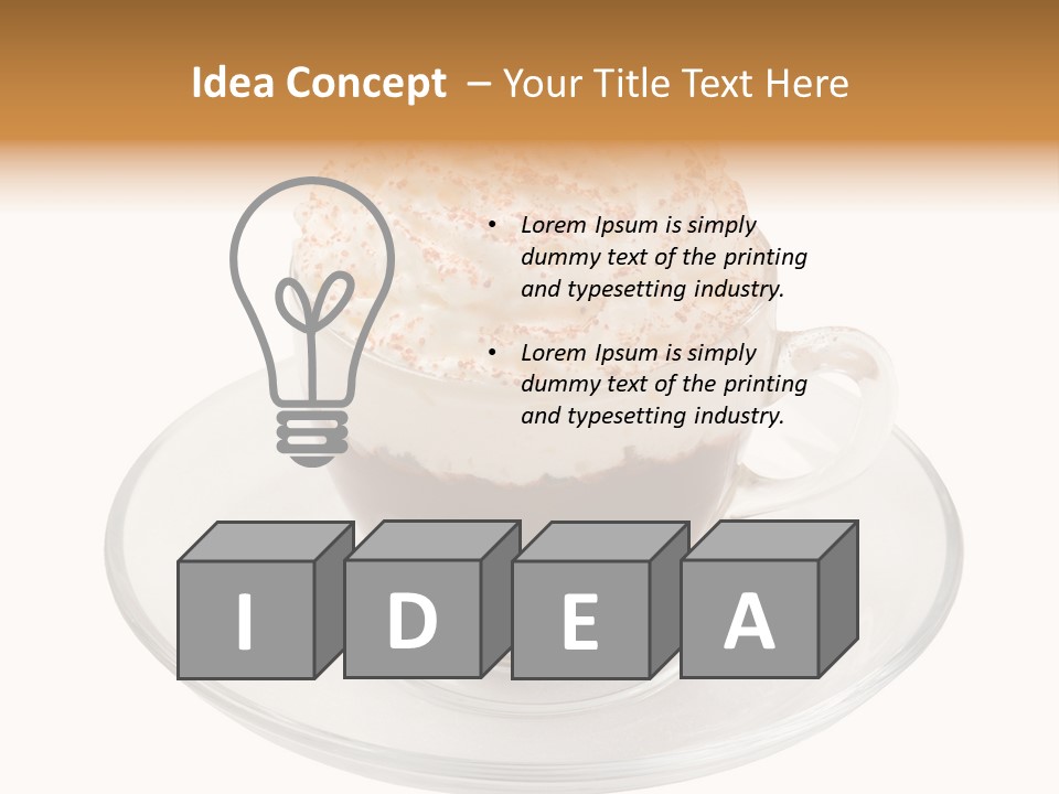 Capuccino Fresh Cappuchino PowerPoint Template