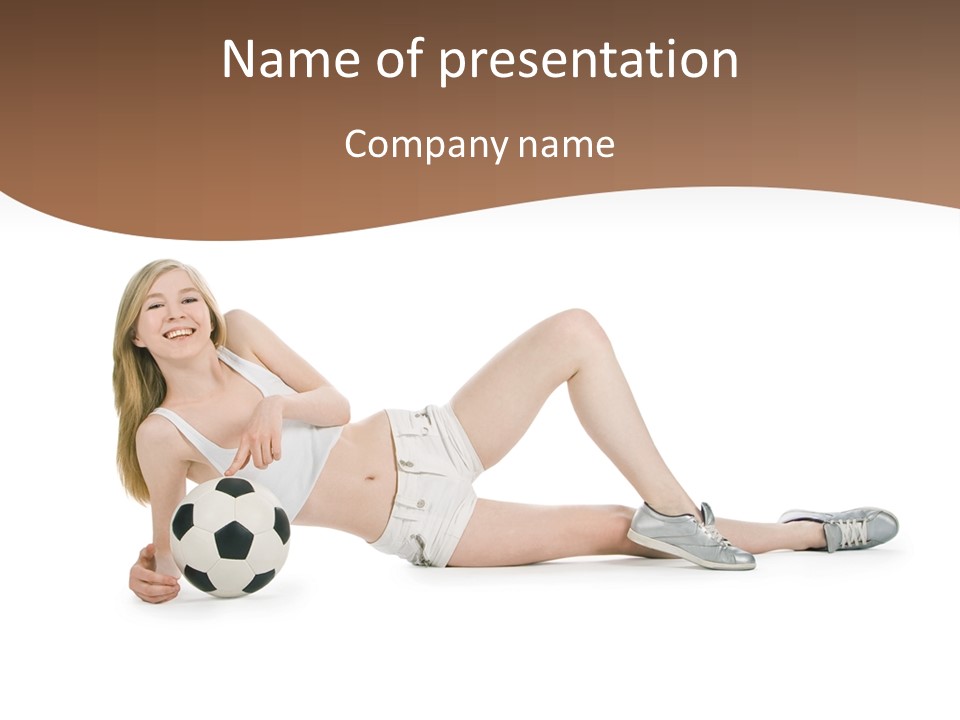 Woman Lifestyle Competition PowerPoint Template