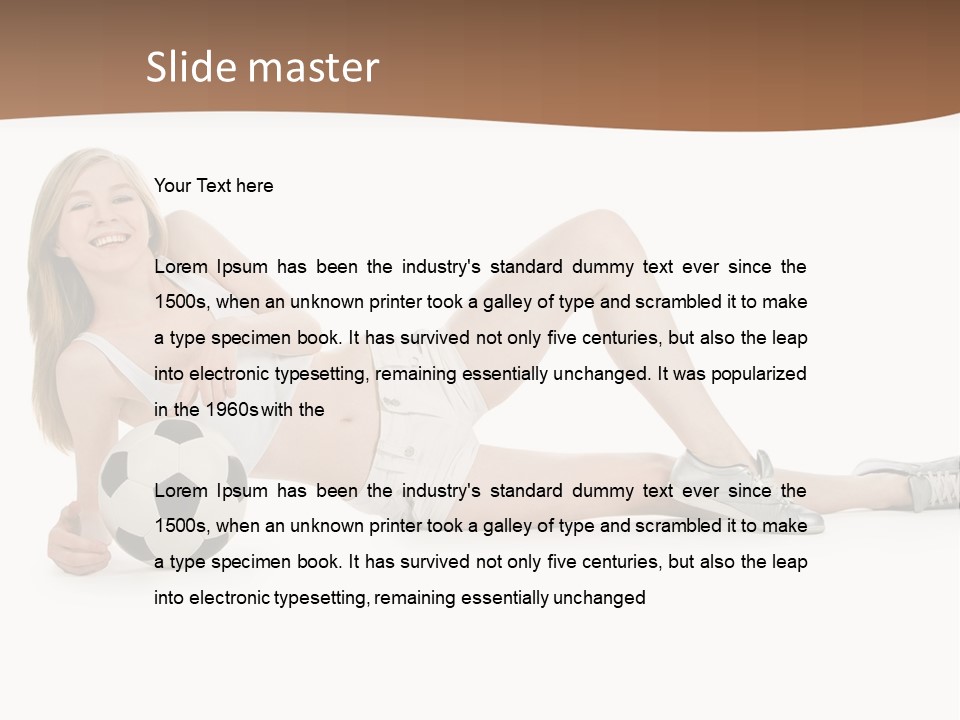 Woman Lifestyle Competition PowerPoint Template