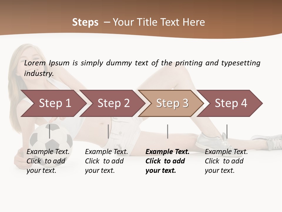 Woman Lifestyle Competition PowerPoint Template