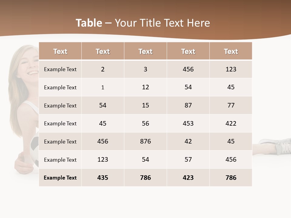 Woman Lifestyle Competition PowerPoint Template