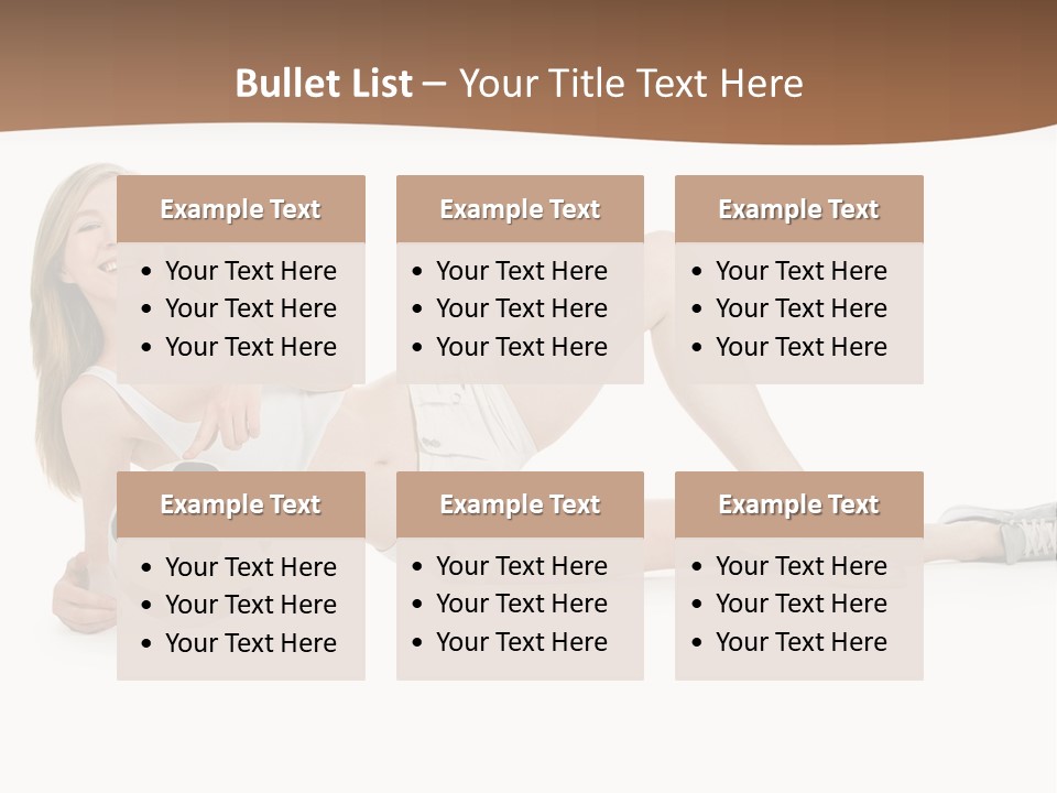 Woman Lifestyle Competition PowerPoint Template