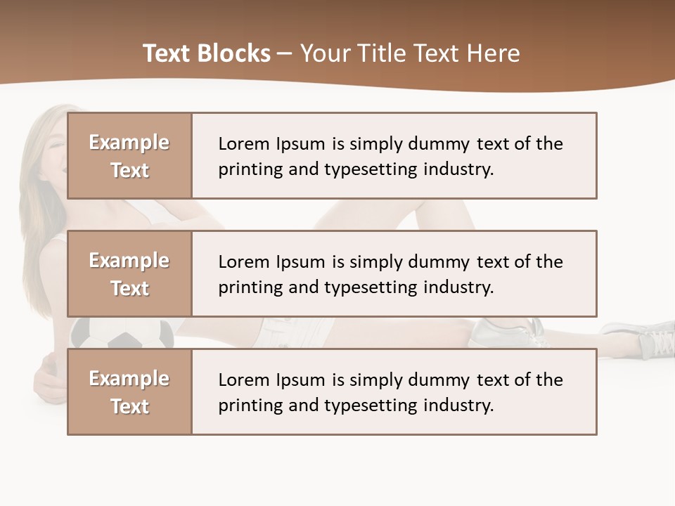 Woman Lifestyle Competition PowerPoint Template