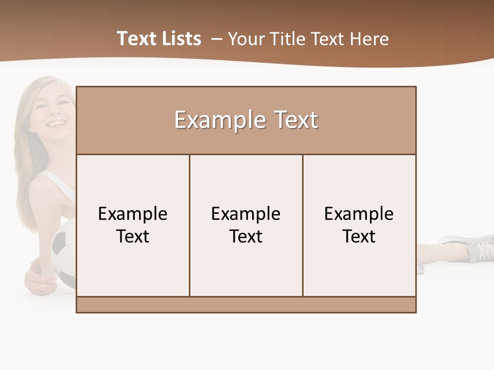 Woman Lifestyle Competition PowerPoint Template