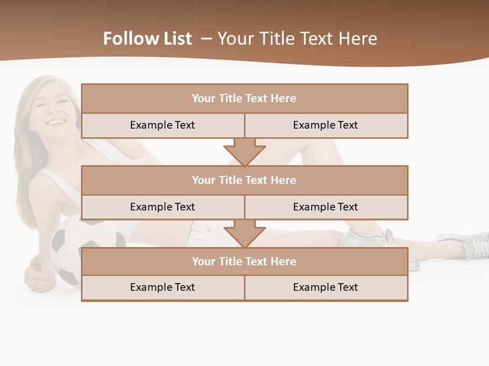 Woman Lifestyle Competition PowerPoint Template
