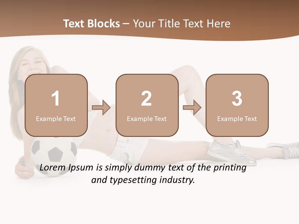 Woman Lifestyle Competition PowerPoint Template