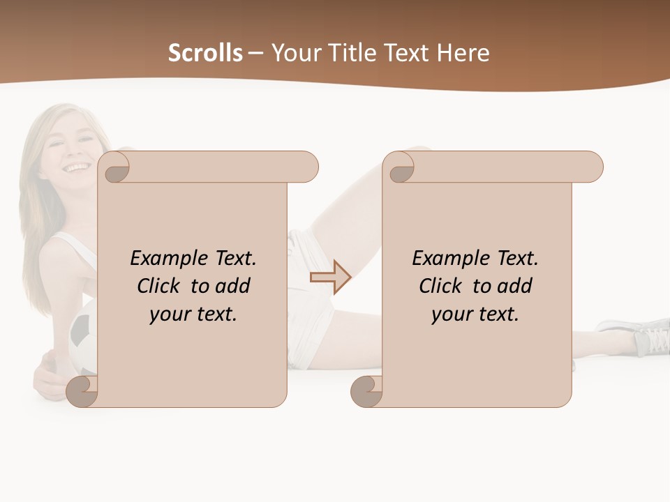 Woman Lifestyle Competition PowerPoint Template