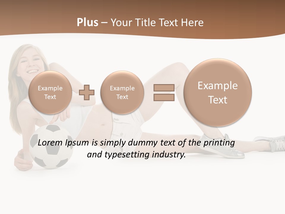 Woman Lifestyle Competition PowerPoint Template