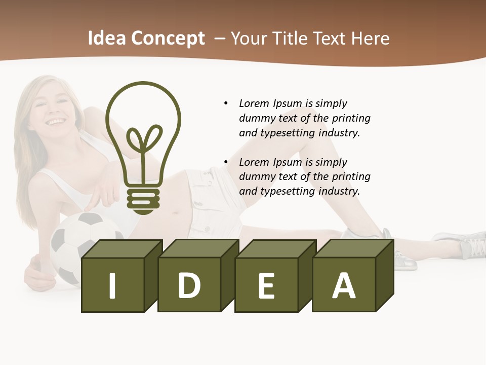 Woman Lifestyle Competition PowerPoint Template