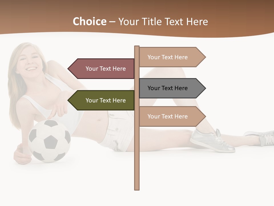 Woman Lifestyle Competition PowerPoint Template