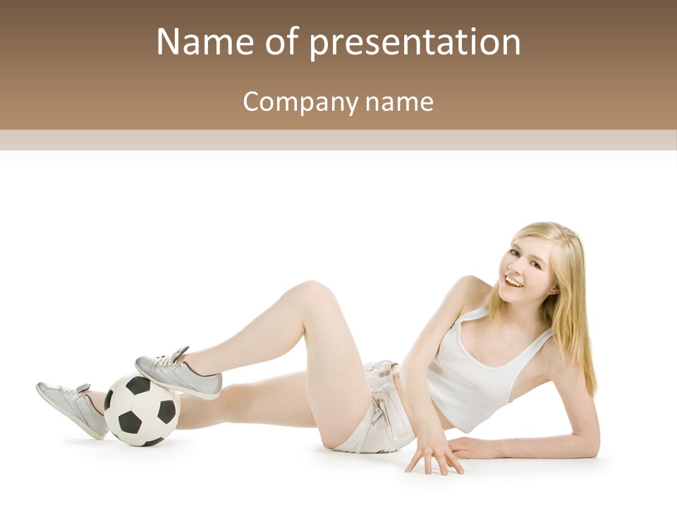 Cute Lifestyle Fan PowerPoint Template