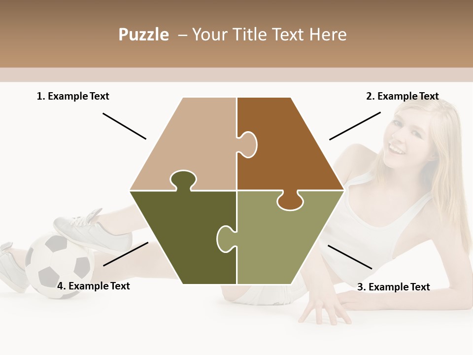 Cute Lifestyle Fan PowerPoint Template