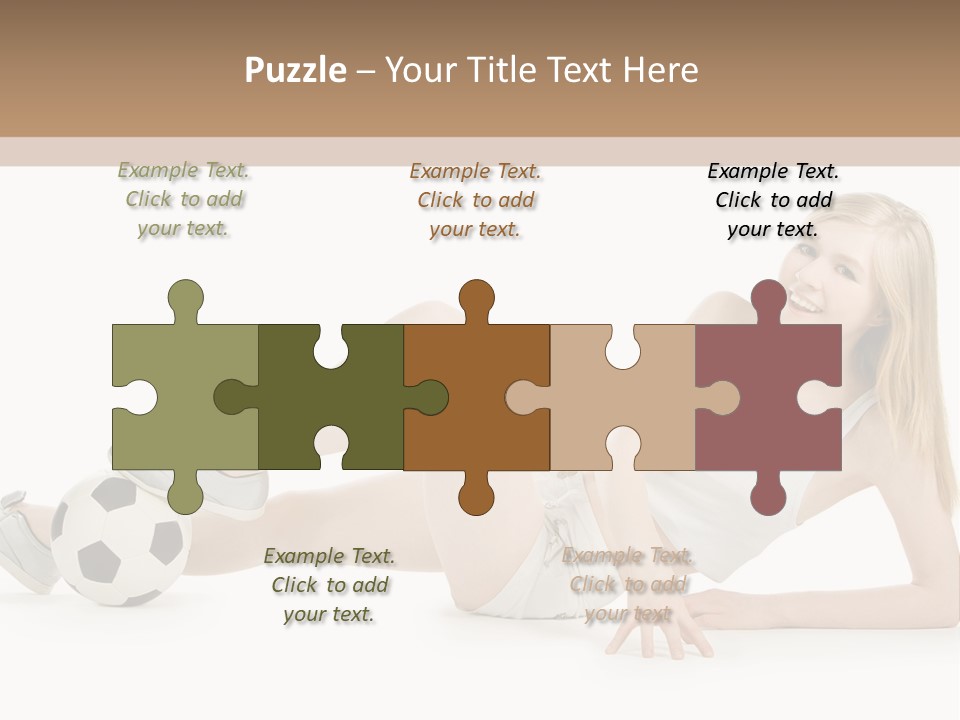 Cute Lifestyle Fan PowerPoint Template