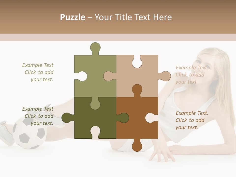 Cute Lifestyle Fan PowerPoint Template