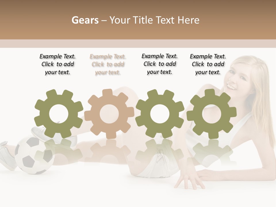 Cute Lifestyle Fan PowerPoint Template