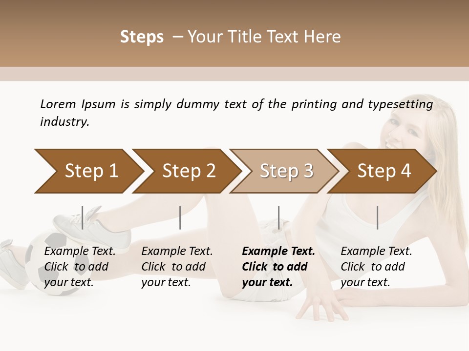 Cute Lifestyle Fan PowerPoint Template